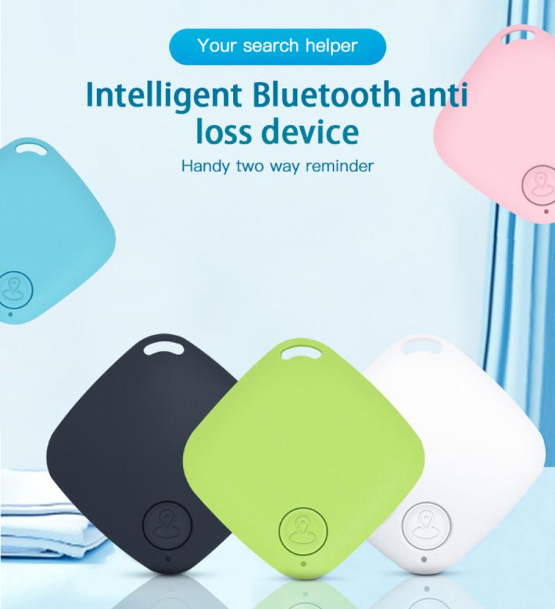 top Smart Key Finder Mini Bluetooth GPS Tracker Device Alarm Tile Wallet Keys Alarm Locator Anti-Lost Kids Pets Tracker