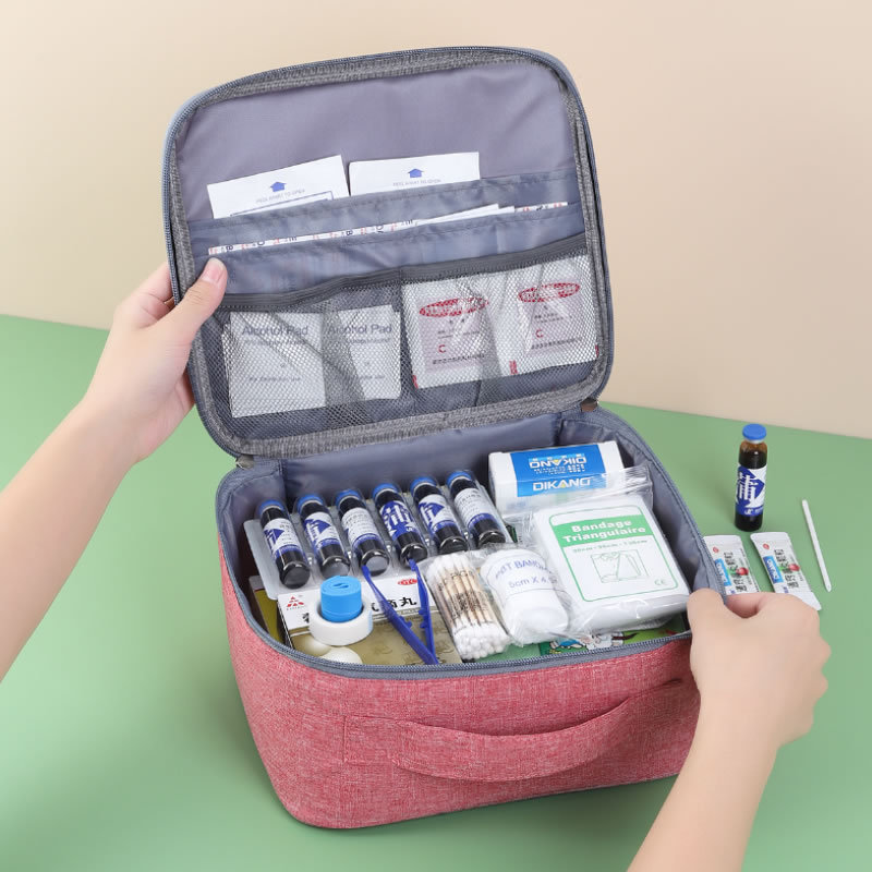 Outdoor Emergency Survival Bag Pill Case Mini Portable Medicine Storage Bag Travel First Aid Kit Medicine Bags Organizer Camping