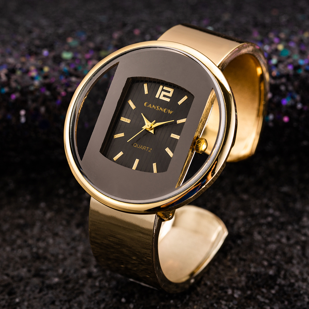 Women Watches    Bracelet Watch Gold Silver Dial Lady Dress Quartz Clock bayan kol saati