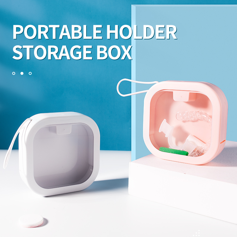 Y-kelin Dental Storage Box Fake Teeth Office Organization Retainer Case Drop Shipping Cosmetic Health Environmental Friendly