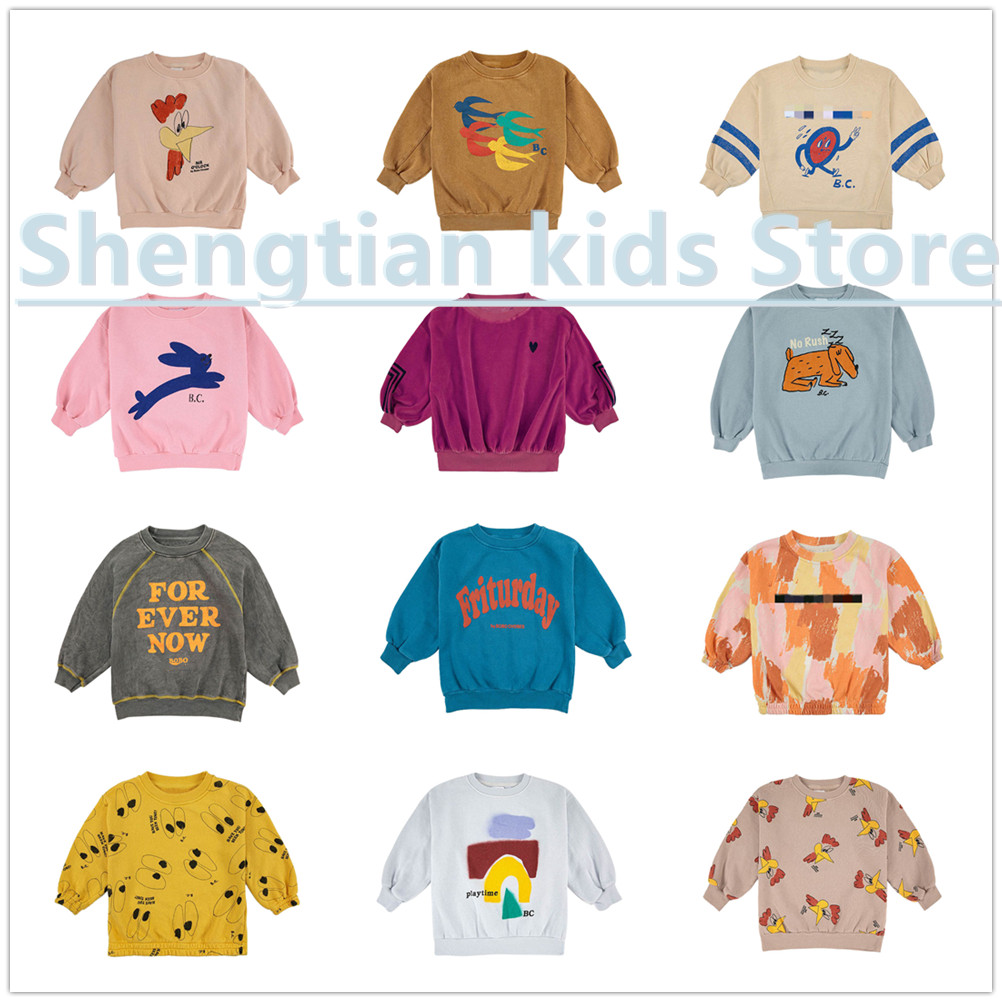 High  AW BC Style Baby Girl Trendy Cool Cartoon Print Pullover Top Sweatshirt  Original Label